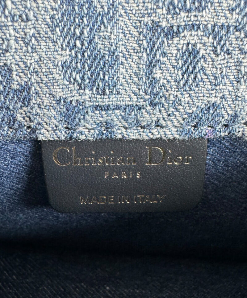 Christian Dior Mini Dior Book Tote Blue